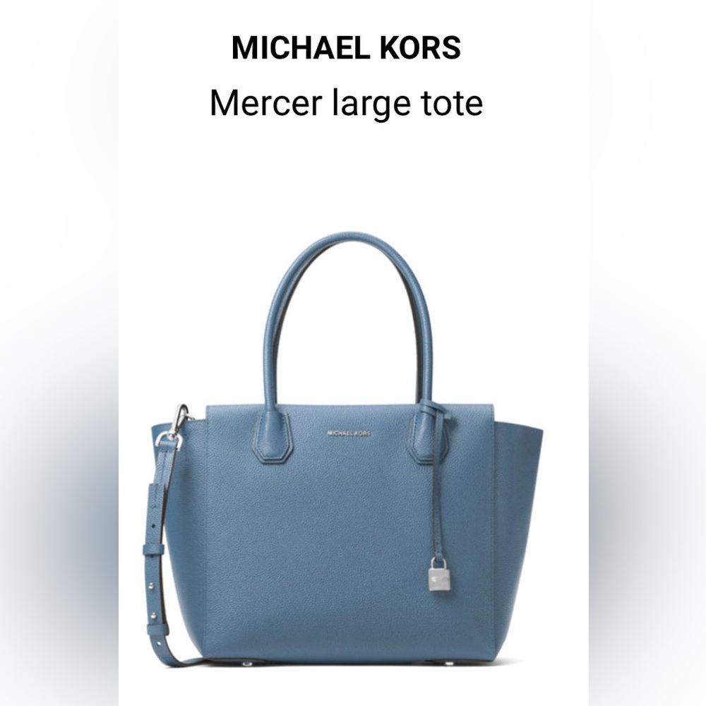 Michael Kora Mercer Large Tote Blue